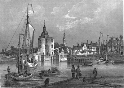Enkhuizen - Gezigt op de Buitenhaven